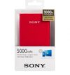 SONY CP-V5A/R 5000mAh Powerbank Kırmızı - Şarjınızı Her Zaman Yanın... - Görsel 2