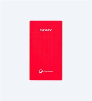 SONY CP-V5A/R 5000mAh Powerbank Kırmızı - Şarjınızı Her Zaman Yanın...-Sony KKTC
