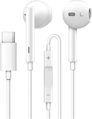 SUNIX KULAKLIK KABLOLU TYPE-C -EAR8 - KABLOLU KULAKİÇİ TELEFON KULA...-Sunix KKTC