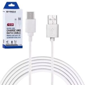 SYROX C65 Micro USB 2.0a Hızlı Şarj ve Data Kablosu