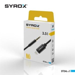 Syrox Dt24L-J 3.5A Audio Lightning Çevi̇ri̇ci̇