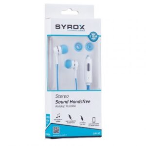 SYROX S3/S4 Renkli Kulaklık K7 - Kablolu Telefon Kulaklığı-Syrox KKTC