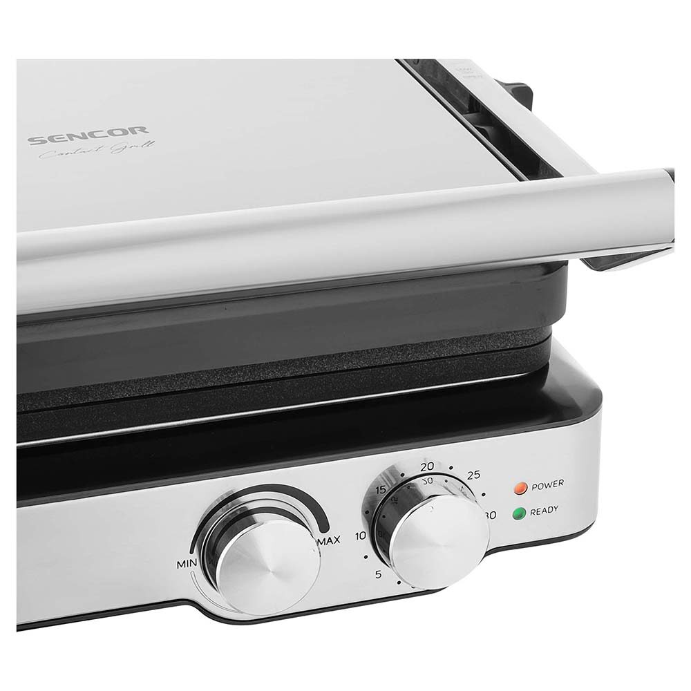 Sandviç Tost Makinesi Sencor Sbg 4010Ss Siyah/Gümüş