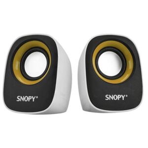 Snopy Sn-120 2.0 Beyaz/Sarı Usb Hoparlör-Snopy Kktc