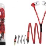 Snopy Sn-808 Zipper Wired Red In-Ear Headset