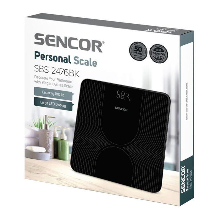 Vücut yağı ölçeği SENCOR SBS 2476BK siyah