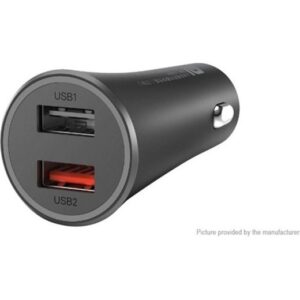 Xiaomi 37W Çi̇ft Çikişli Araç Şarj Ci̇hazi Si̇yah