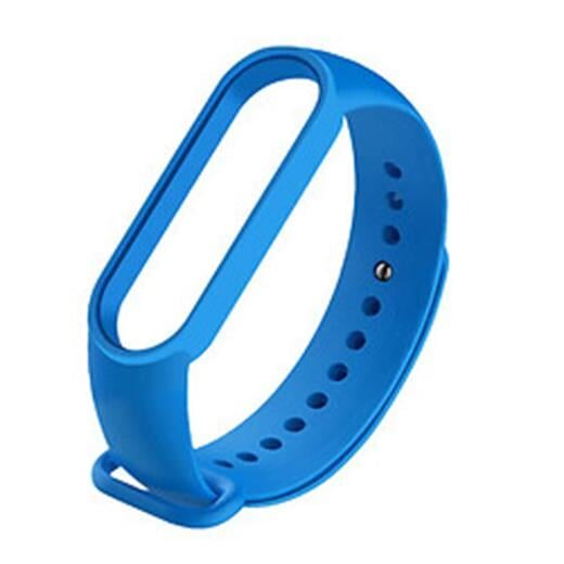 Xiaomi Mi Band 5/6 Mavi̇ Si̇li̇kon Kayiş - Saat Aksesuari-Xiaomi Kktc