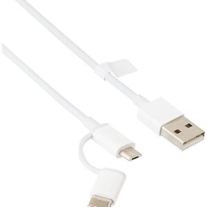 Xiaomi 2 in 1 USB Micro USB ve Type-C Şarj Kablosu 30CM-Xiaomi KKTC