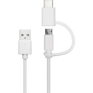 Xiaomi 2'li Micro USB - Type-C Şarj Kablosu 100 cm-Xiaomi KKTC