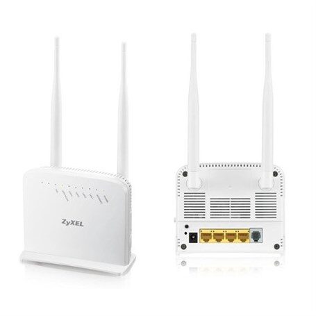 Zyxel P1302-T10D-V3 4Port 300Mbps Wi-Fi Modem - Acc...- Kktc