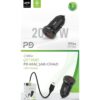 Linktech c486 çevre dostu dual pd 20w usb-c kablolu araç şarj aleti - Görsel 3