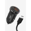 Linktech c486 çevre dostu dual pd 20w usb-c kablolu araç şarj aleti - Görsel 2