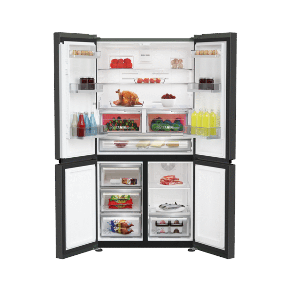 Gqnd 572 Di Grundig Gardırop Tipi Net 572Lt. Dark Inox Buzdolabı - Görsel 3