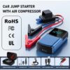 Taşınabilir jump starter akü takviye cihazı + hava kompresörü - Görsel 4
