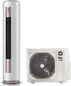 RotaClimate 24000Btu/26000Btu DC Inverter Tek Faz (Mono Faz) Salon Tipi Yuvarlak Klima - Görsel 5