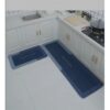 2’li set su emici kaymaz tabanlı mutfak ve banyo paspası (60×40 ve 120x40) - Görsel 5