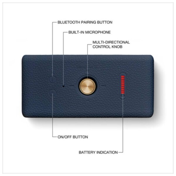 Marshall 1008137 Emberton Iii Bluetooth Hoparlör, Mavi - Görsel 3