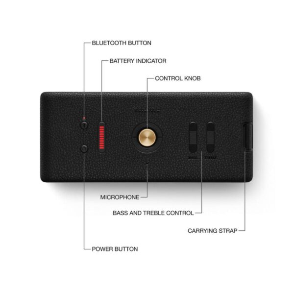 Marshall 1007428 Middleton Ii Bluetooth Hoparlör, Siyah - Görsel 3