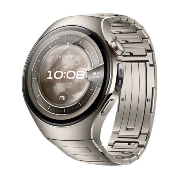 Huawei 55020Evw Watch 5 Akıllı Saat 46Mm, Titanyum Gümüş - Görsel 3