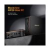 BLACKVIEW MP20-N150-8256-B Masaüstü Mini PC, Siyah - Görsel 4