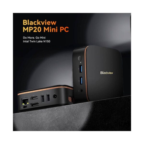 Blackview Mp20-N150-8256-B Masaüstü Mini Pc, Siyah - Görsel 4