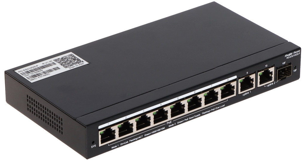 Reyee Rg-Es210Gs-P 8 Port Cloud Managed Poe Switch KKTC