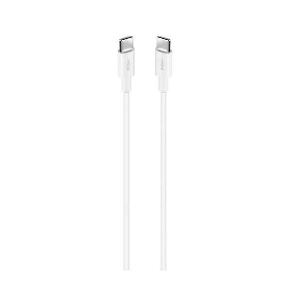 Ttec Usb-C - Usb-C 300Cm 60W Pd/Qc Hızlı Şarj/Data Kablosu Beyaz Kktc