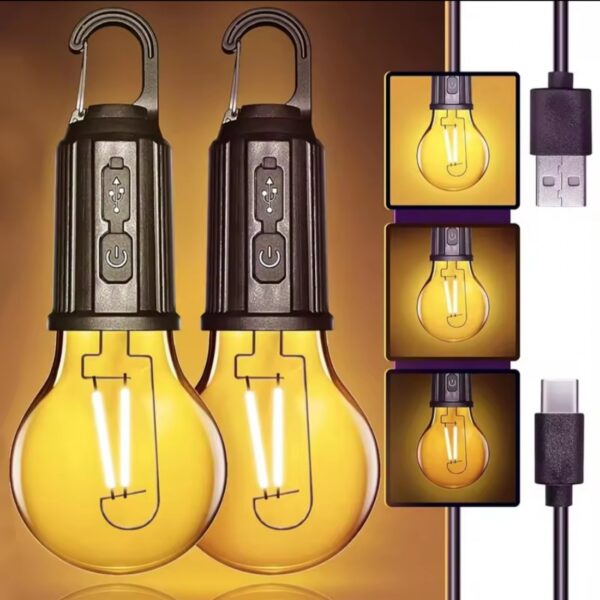 Taşınabilir Şarjlı Led Ampul - Görsel 5