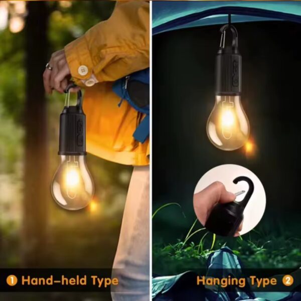 Taşınabilir Şarjlı Led Ampul - Görsel 2