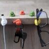 10lu el şeklinde yapışkanlı kablo organizer tutucu - Görsel 6