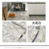 Pvc su geçirmez kendinden yapışkanlı mermer masa&duvar kağıdı 2’li paket (2 adet 60cmx1m = 1.2m² alan) - Görsel 6