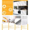 Pvc su geçirmez kendinden yapışkanlı mermer masa&duvar kağıdı 2’li paket (2 adet 60cmx1m = 1.2m² alan) - Görsel 8