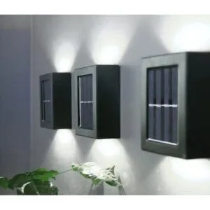 2’li paket solar led çift yönlü duvar lambası