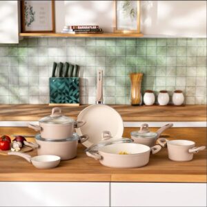 Emsan Crystal Tencere Seti 11 Prç, Rose