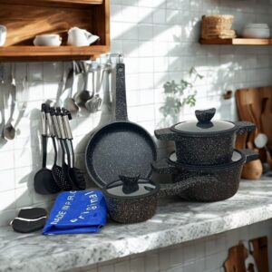 Queen Time 15 Parça Granit Tencere Seti - Diğer