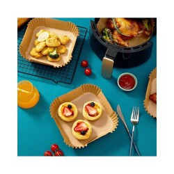 Büyük Boy Air Fryer Fritöz Pişirme Kağıdı