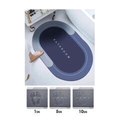 Oval Süper Emici Banyo Paspas - Diğer