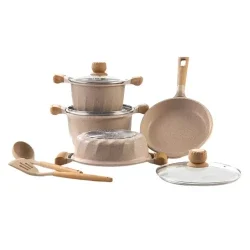 9 Parça Granit Tencere Seti