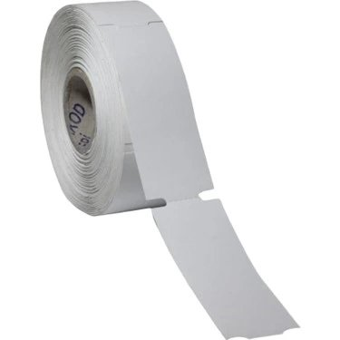 38Mm X 100Mm Dikey Karton Raf Etiketi 350 Li Sarım KKTC