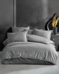 Delux Bambu Saten Nevresim Takımı  Çift Kişilik