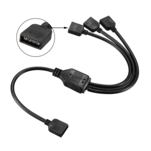 5V 3Pin Argb Led Splıter Kablosu (1 Dişi - 3 Dişi) KKTC