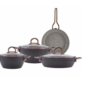 Ems Tenc Set Granit Lıne Yeni Siyah Rose 7 Prç - Emsan