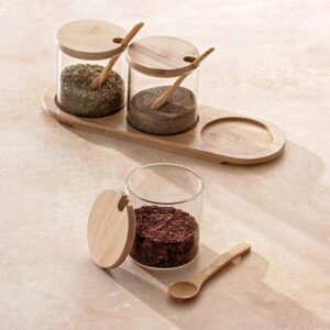 Emsan Lıa 3'lü Borosılıkat Baharatlık