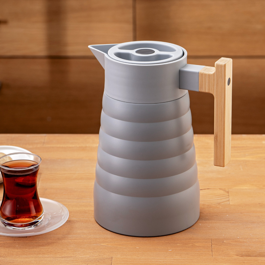 60015013636 Emsan Emboss Termos, 2 Lt, Gri - Görsel 1