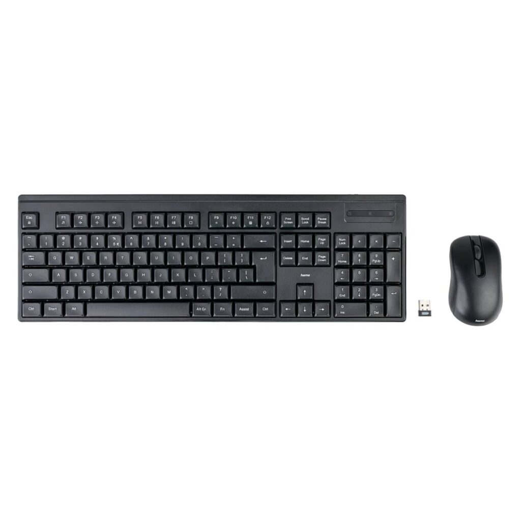 HAMA 73173051 / WKM-100 Kablosuz Klavye ve Fare Seti
