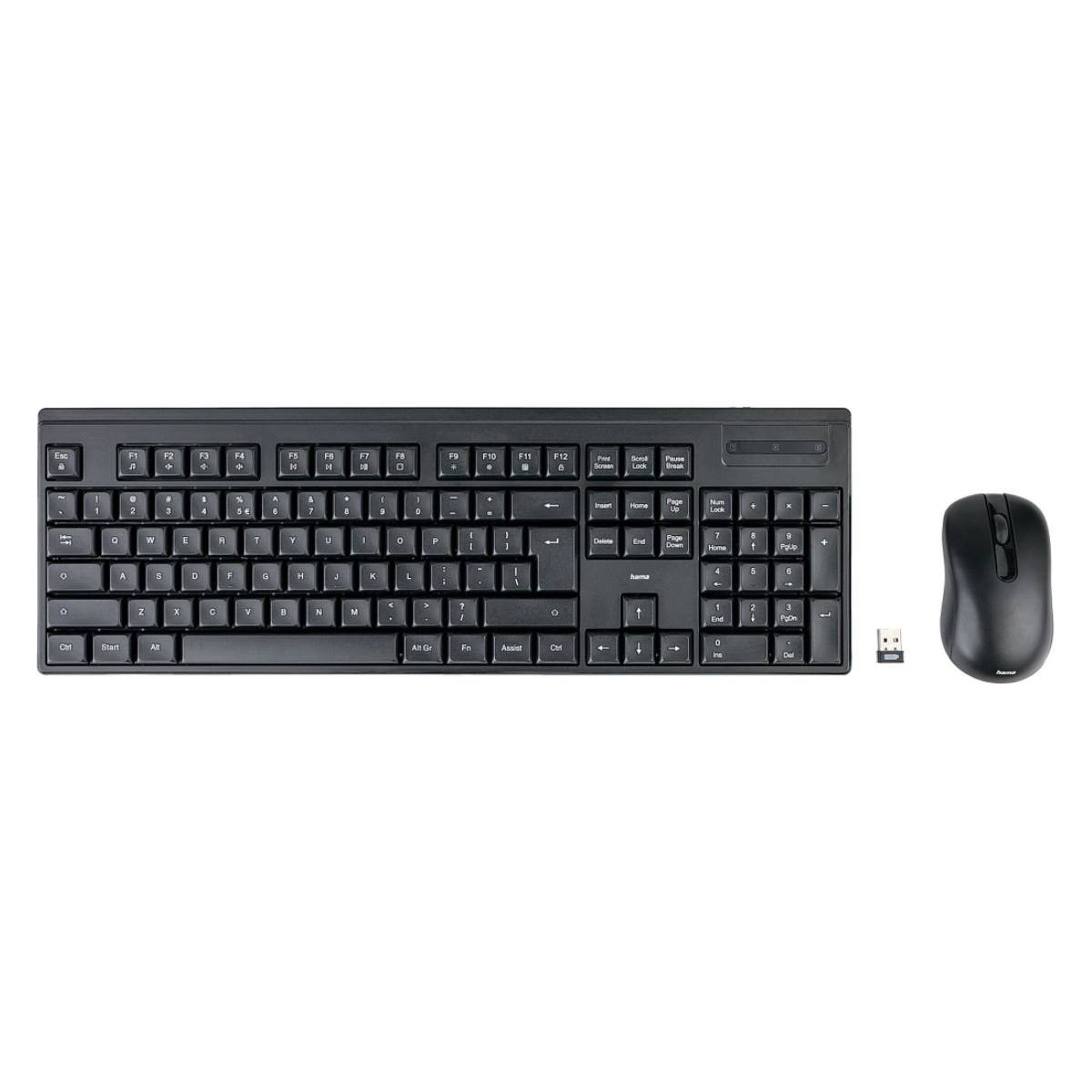 Hama 73173051 / Wkm-100 Kablosuz Klavye Ve Fare Seti Hama 73173051 / Wkm-100 Kablosuz Klavye Ve Fare Seti