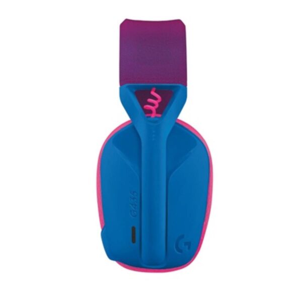 Logitech G435 Lightspeed Kablosuz Oyuncu Kulaklığı, Mavi/Böğürtlen - Görsel 3