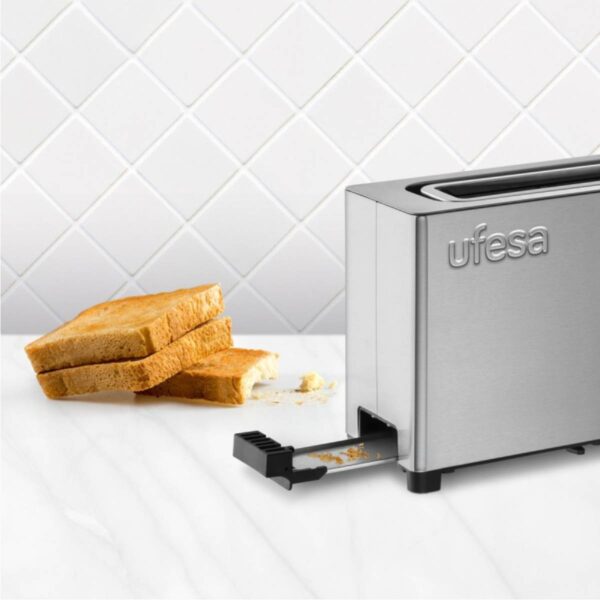 Ufesa Duo Plus Delux Tost Makinesi, Paslanmaz Çelik - Görsel 3
