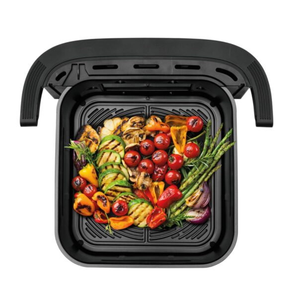 Pyrex Sb1830 333328 Hava Fritözü Xxl 10.5 Lt, Gümüş/Siyah - Görsel 3